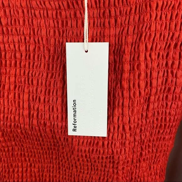 Reformation • Hilary Smocked Dress - Picture 5 of 7